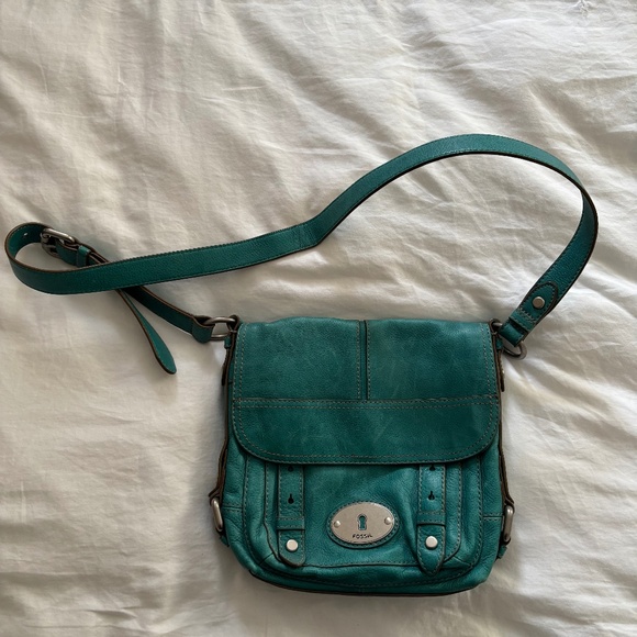 Fossil Crossbody Satchel cerulean - Picture 1 of 2